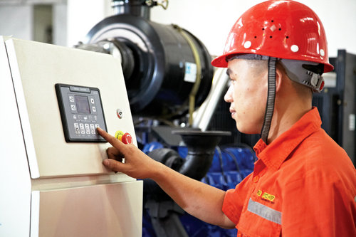 燃?xì)鈾C組測試中